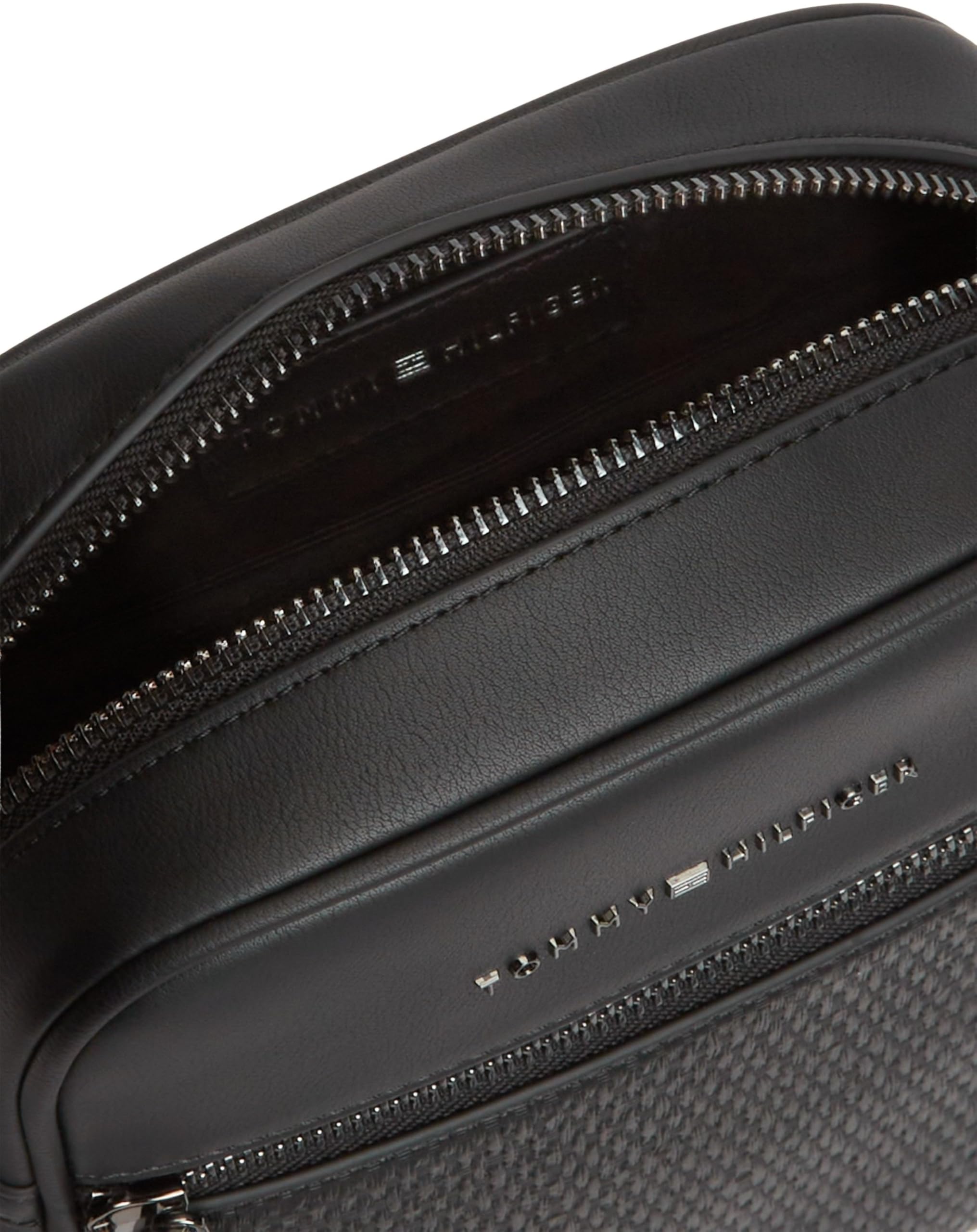 Tommy Hilfiger TH Woven Mini Reporter Am0am14095 Crossover pour homme Noir Taille unique