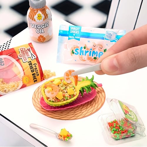 Miniatura 2 de MGA's Miniverse Make It Mini Diner Series 4 (paquete de 6), mini coleccionables, embalaje misterioso a ciegas, bricolaje, juego de resina, réplica