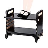 StrongTek Adjustable Piano Footrest for Kids – Durable Plywood, 5 Height Levels, Non-Slip Base, Secure Foot Platform for Piano or Harp Lessons, Recitals & Daily Practice