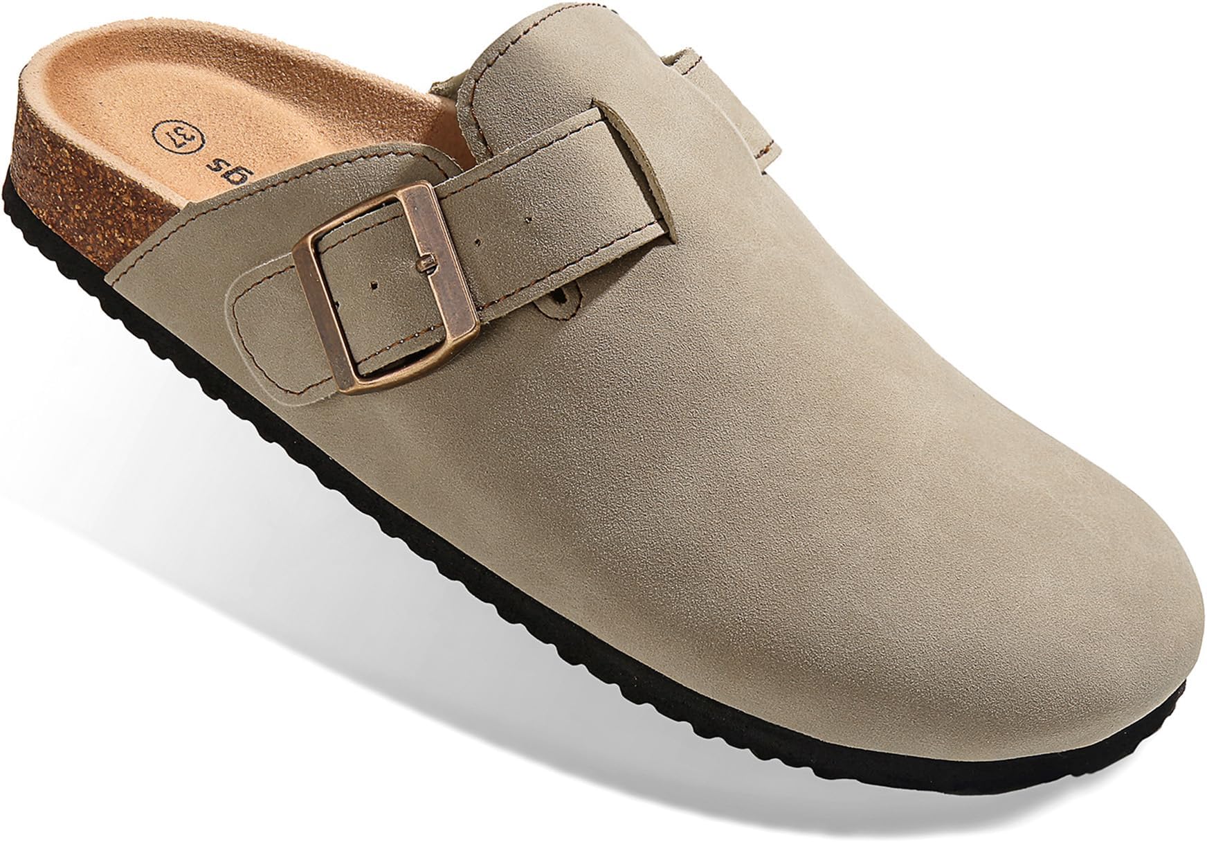 Clogs Slippers Sandals Nurse Work Shoes Men Women,Fleece-Lined Upper+Memory FOAD Cushioned Cork-Footbed