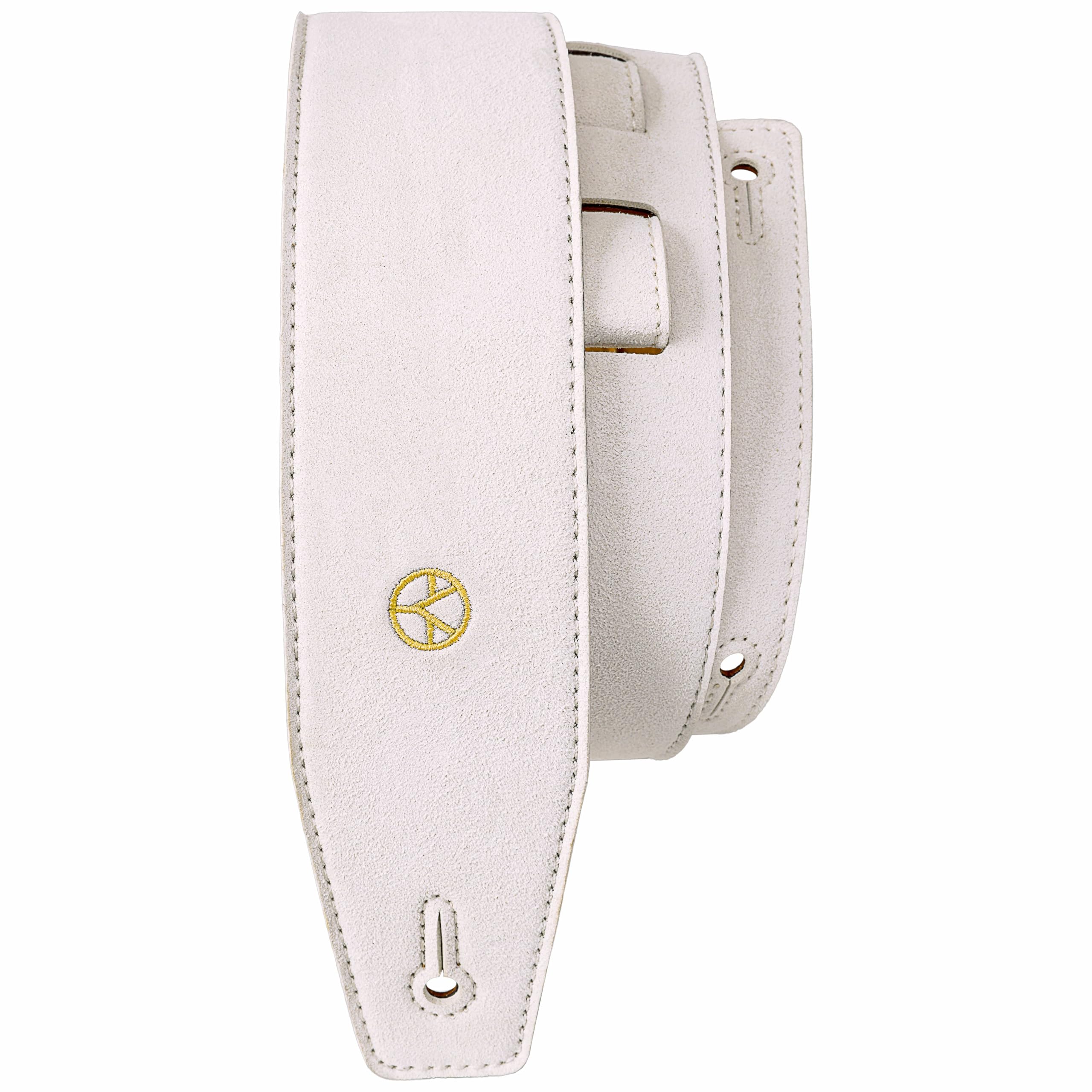 Guitar Strap 2.5", Simply Soft Suede Leather Guitar Straps, Anti-Slip, Classic, Suitable…
