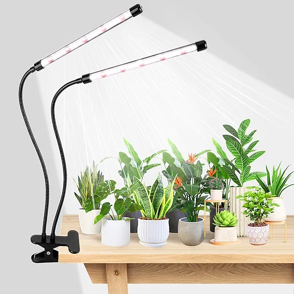 EWPJDK Grow Light 6500K Full Spectrum Plant Grow Lamp with Clip - 84 LED Plant Light for Indoor Plants