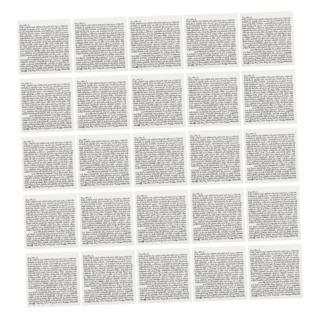 PRETYZOOM 100pcs Jewish Mezuzah Scroll Parchment for Door Decoration Biblical Blessing for Home Unique Judaica Wall Decor Jewish Presents for Home