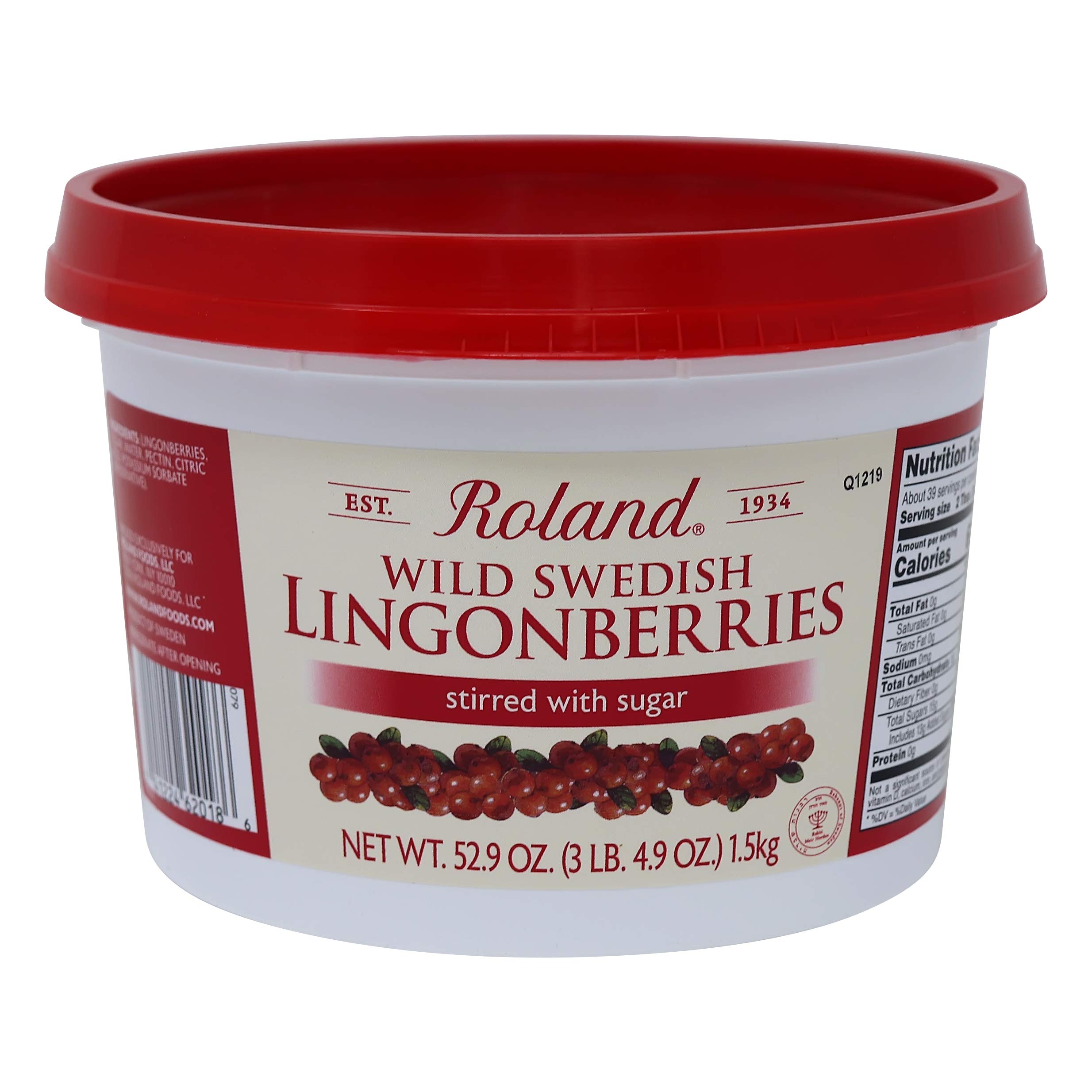 3, lb Lingonberries Stirred with Sugar