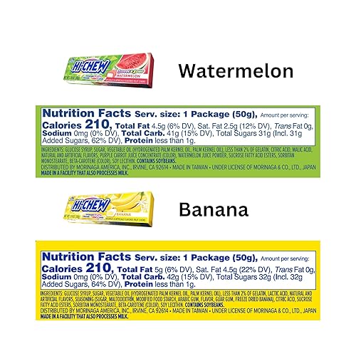 Miniatura 7 de HI-CHEW Palitos variados, paquete de 8, dulces de Halloween suaves y masticables, 1.76 onzas cada uno, dulces a granel envueltos individualmente,