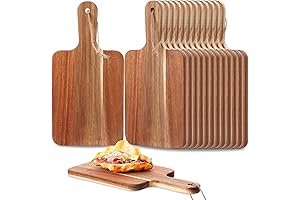 Acacia Wood Cutting Board Bulk: 16 Pcs for Ultimate Kitchen Convenience