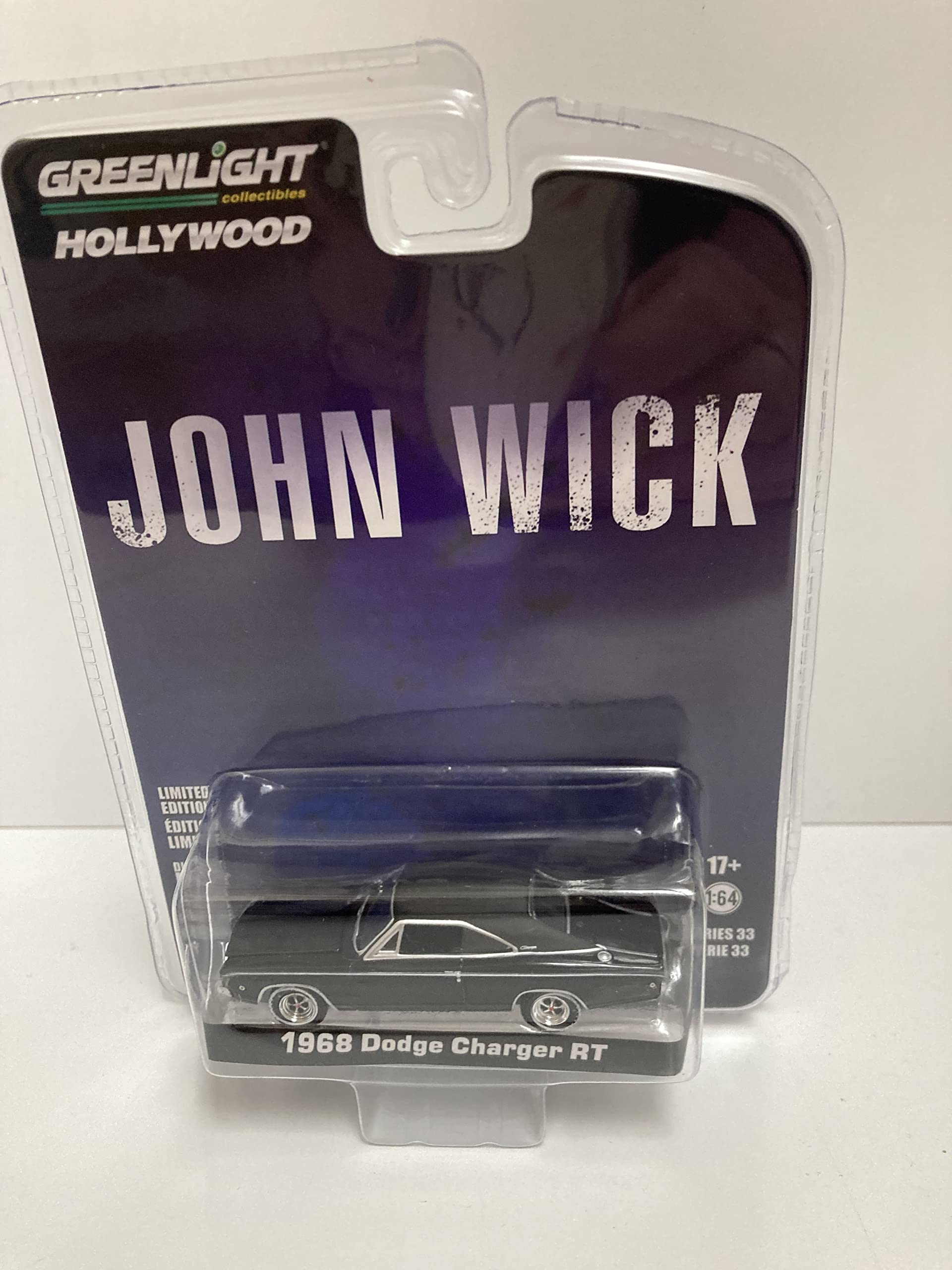 Greenlight 1:64 - John Wick (2014) - 1968 Dodge Charger R/T (Black) 44930-E