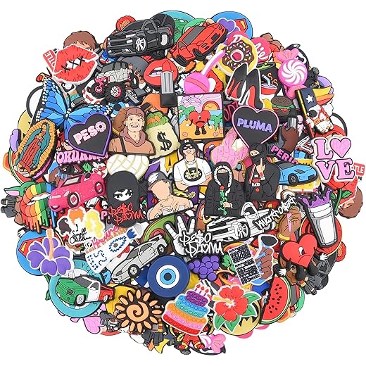 QUESTSOLE Shoe Decor Charms Pack of 12