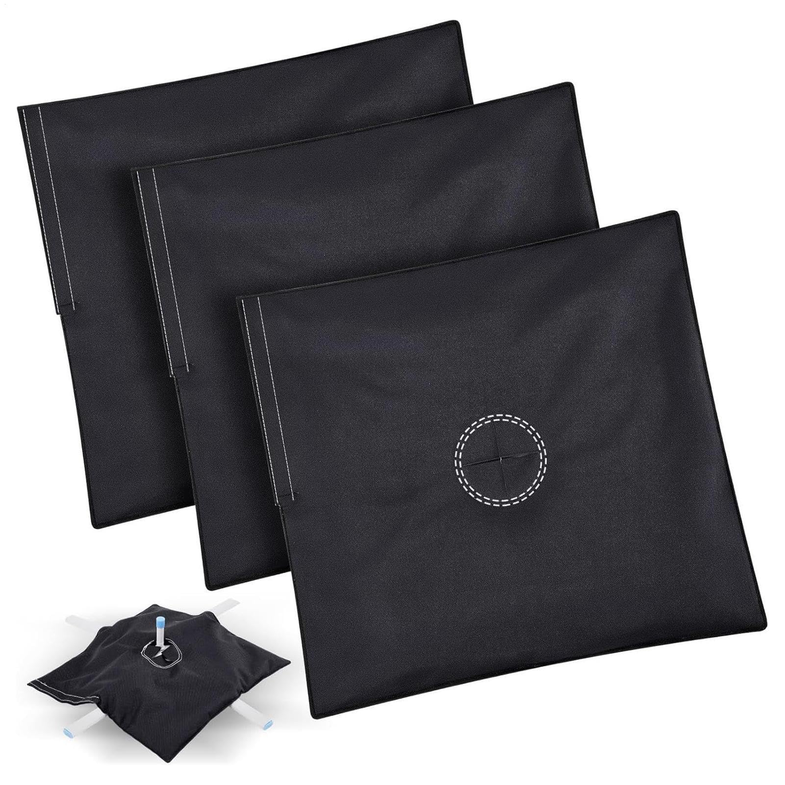 Sac de sable de mât drapeau lestage de parasol 3 pièces