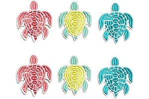 RADIANT 6 Sea Turtle Iron On Patches