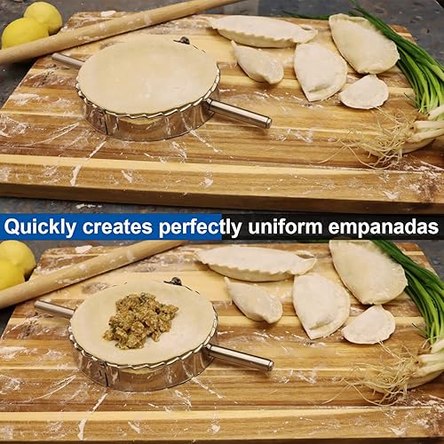 Miniatura 3 de Best Utensils molde para ravioles de acero inoxidable molde para empanadillas cortador para pastelería accesorios de cocina M Plateado