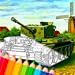 Livre de Coloriage des Chars Militaires