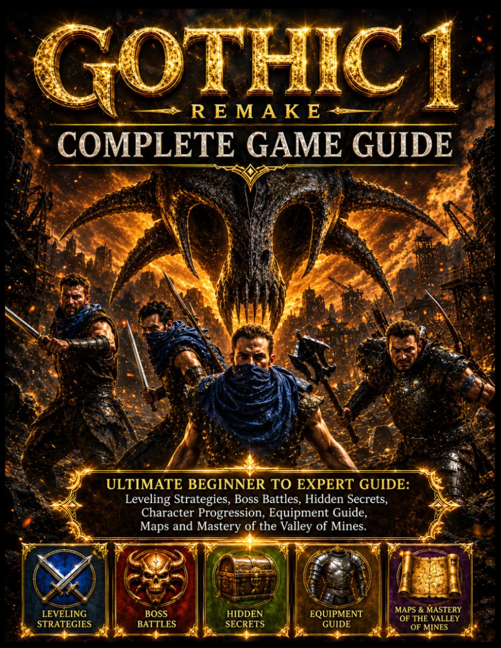 GOTHIC 1 REMAKE COMPLETE GAME GUIDE: Ultimate Beginner to Expert Guide: Leveling Strategies, Boss Battles, Hidden Secrets, Character Progression, ... Maps and Mastery of the Valley of Mines.
