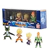 Dragon Ball Super Adverge Set 6 - SS Goku, SS 2 Gohan, Cell, Android 16 - Bandai Collectible Toy Figures Box Set