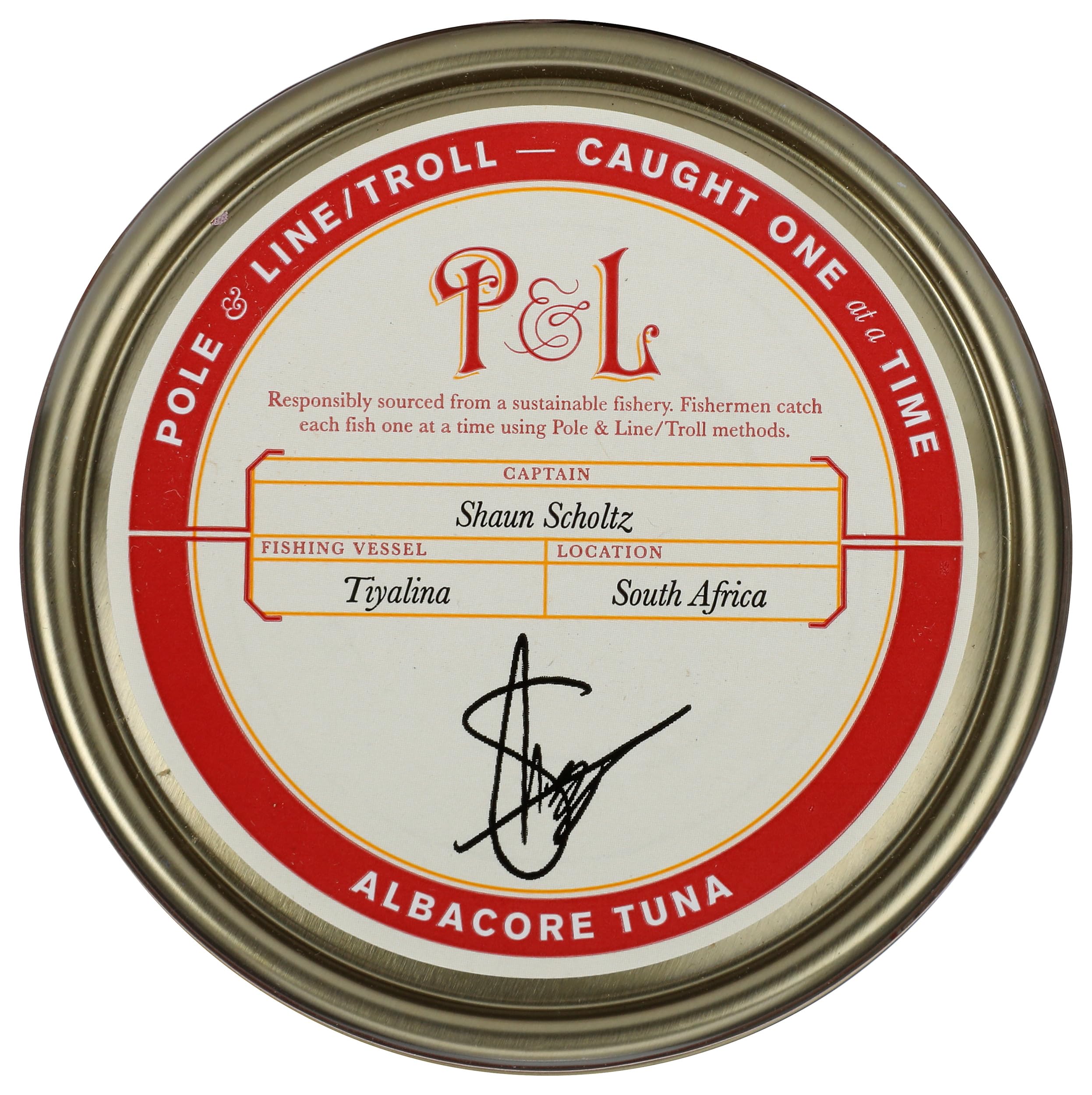 POLE AND LINE Albacore Tuna in Water No Added Salt, 5 OZ