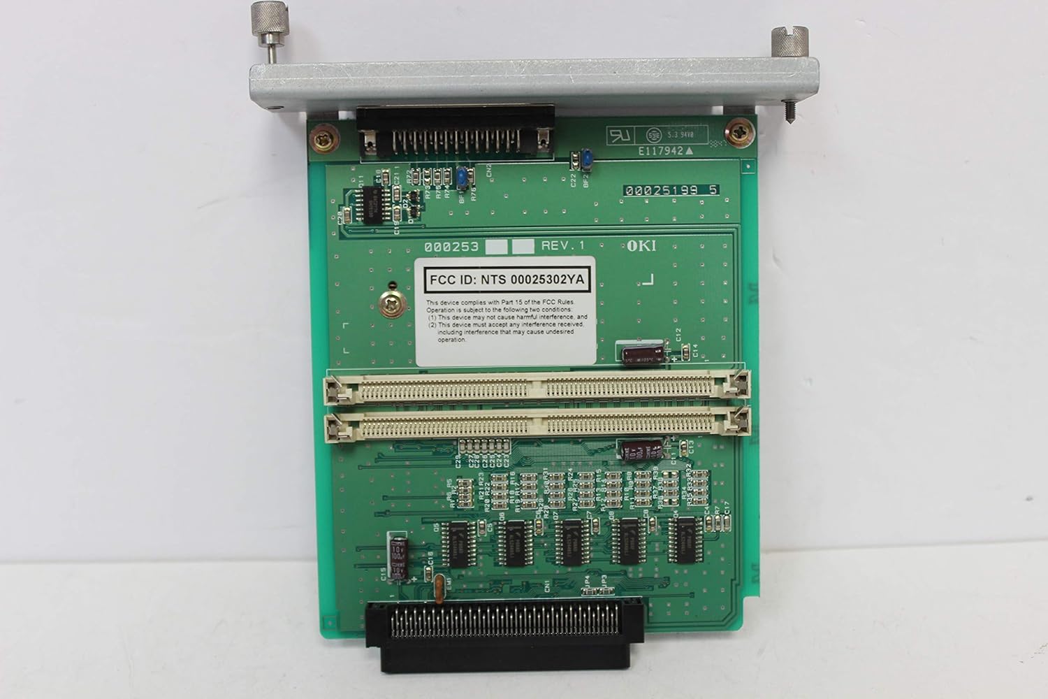 Okidata 00025302 RS232 Serial Interface Card Electronics