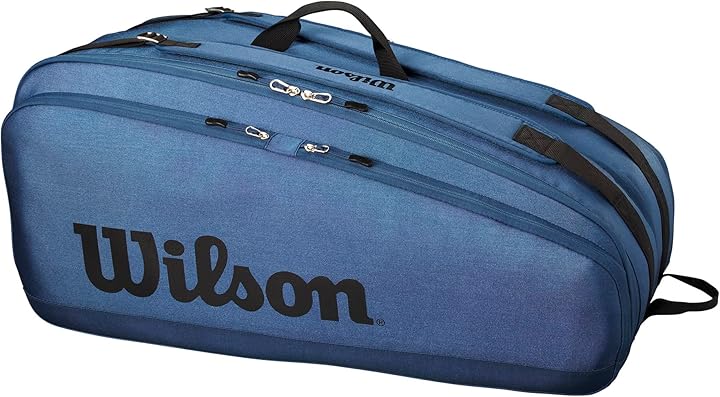 Wilson tour ultra 12 pk racket bag racket adulti unisex blue/ (blu) taglia unica WR8024001+ Wilson tour ultra 12 pk racket bag racket adulti unisex blue/ (blu) taglia unica WR8024001+