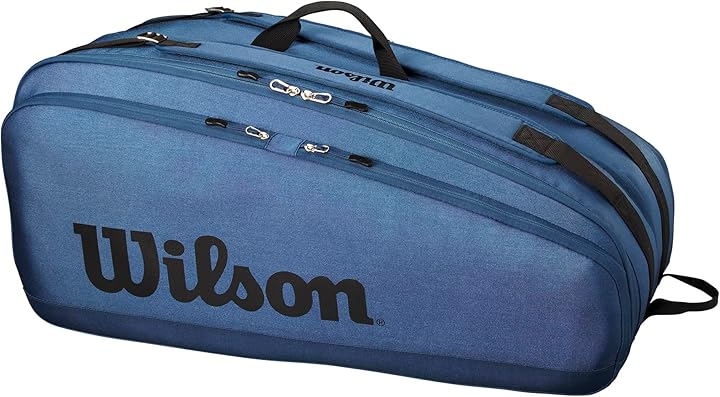 Wilson tour ultra 12 pk racket bag racket adulti unisex blue/ (blu) taglia unica WR8024001+