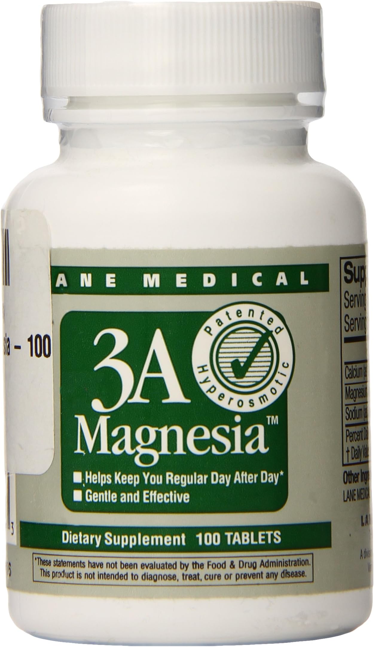 3A Magnesia - 100 Tablets