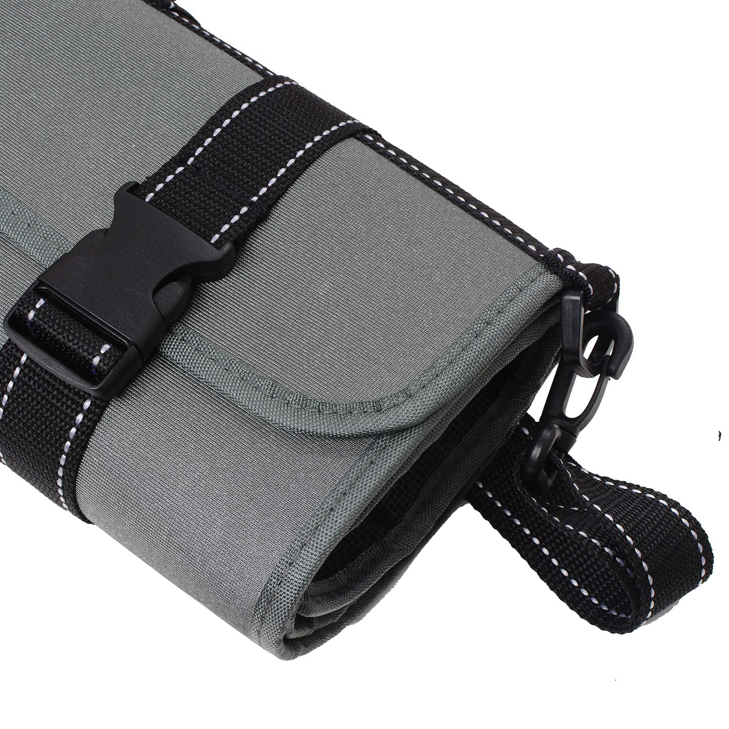 zayiko Messertasche Rolltasche für 12 Küchenmesser und 1 Schere bis 25 cm