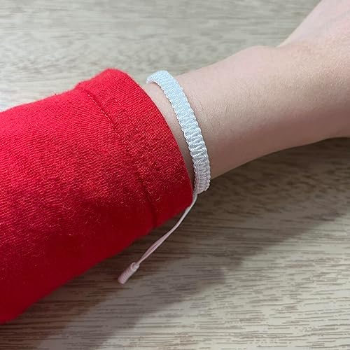 Miniatura 3 de Handmade Tibetan Buddhist Lucky Rope Bracelets,Adjustable Knots Bracelet for Women Men Wrist Jewelry (RED)