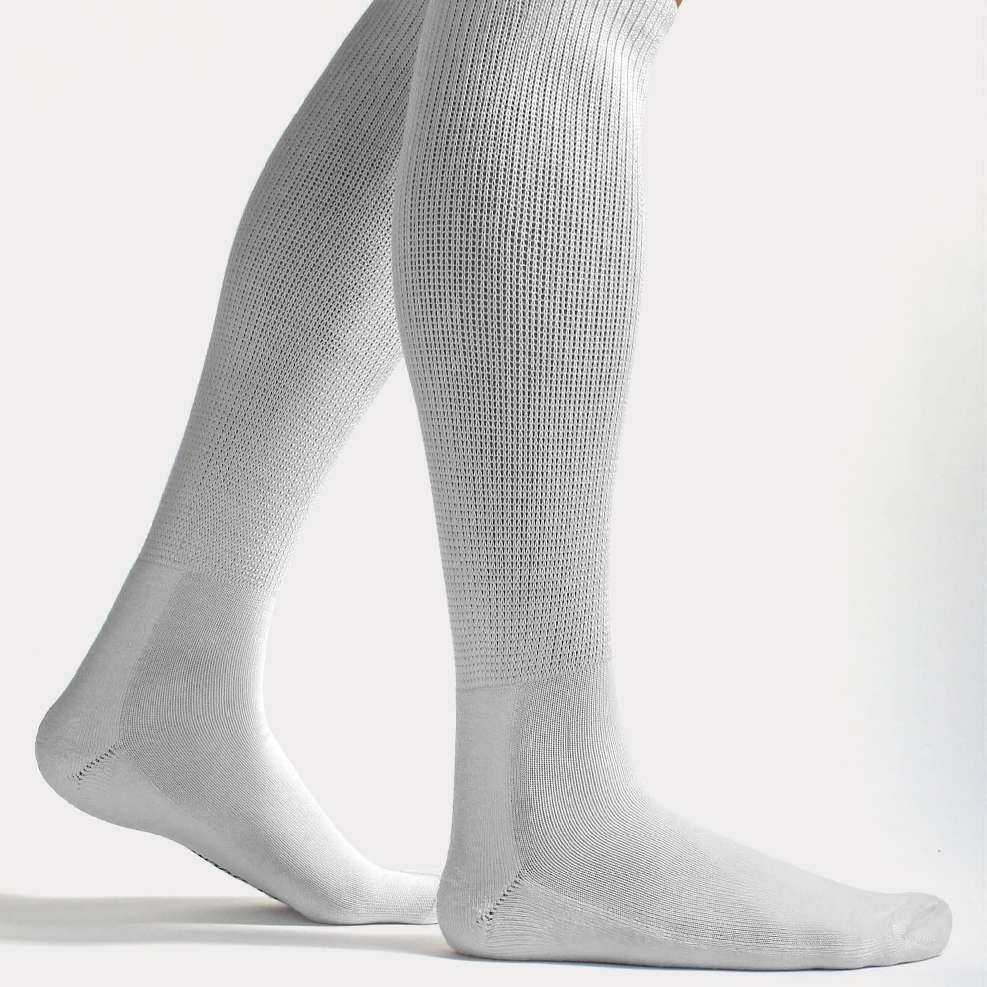 Chaussettes Hautes Sans Elastique pour Diabetiques | Dr. Socks | Homme et Femme | Chaussettes Longues pour Pieds Gonflée | Extra Large Chaussettes Bambou Genoux