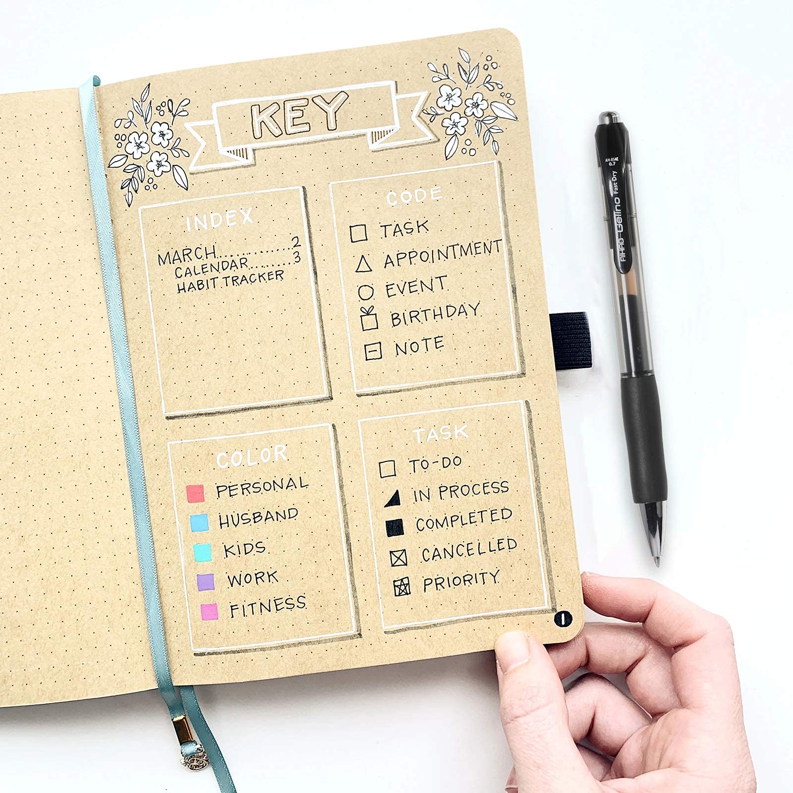 AIHAO Bolígrafos de tinta de gel negro, punta media (0,7 mm), tinta de secado rápido, 12 unidades, bolígrafos de rodillo, recargables y retráctiles con agarre cómodo