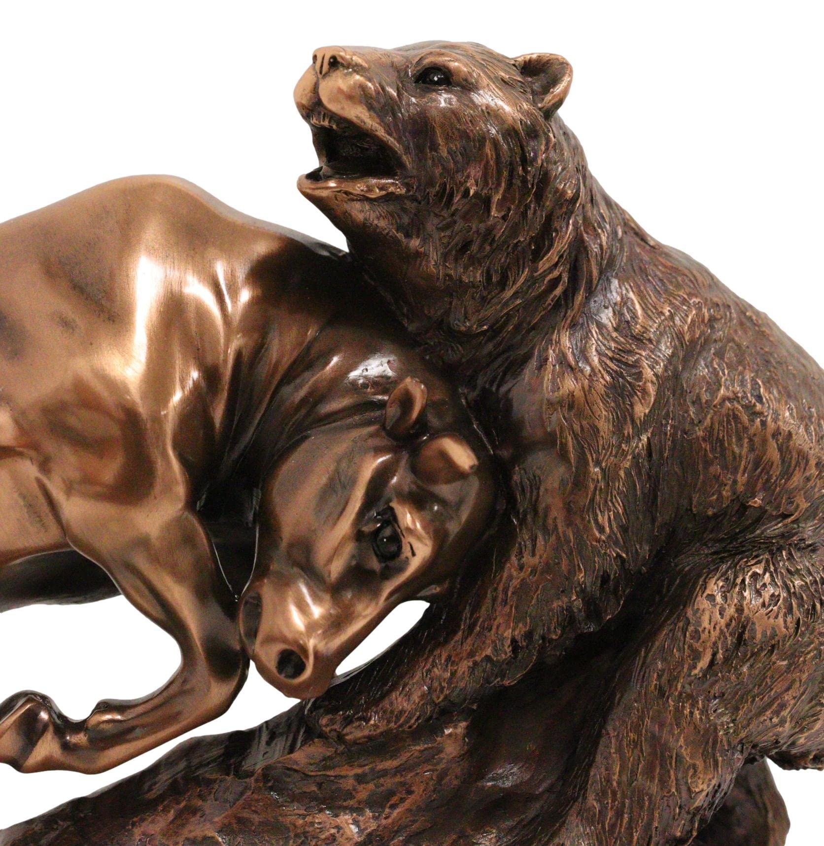 【冬バーゲン★特別送料無料！】 Ebros Wall Street Stock Market Charging Bull Trouncing