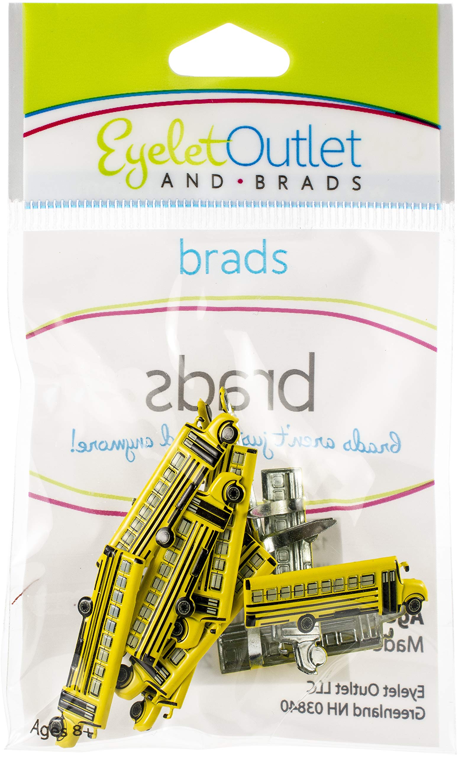 Eyelet Outlet QBRD2-177 Form Brads 12/Pkg-Schulbus