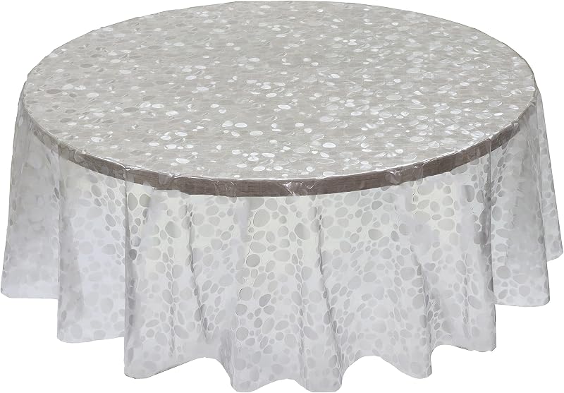 Home Direct átlátszó PVC asztalterítő 137 cm kerek asztalvédő