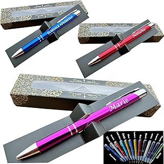 Personalised Ballpoint Pen Laser Engraving, Metal Pen Gift for Men and Women, Custom Logos Available, Ideal for Corporate Gifting Teacher Gift School students Gifts