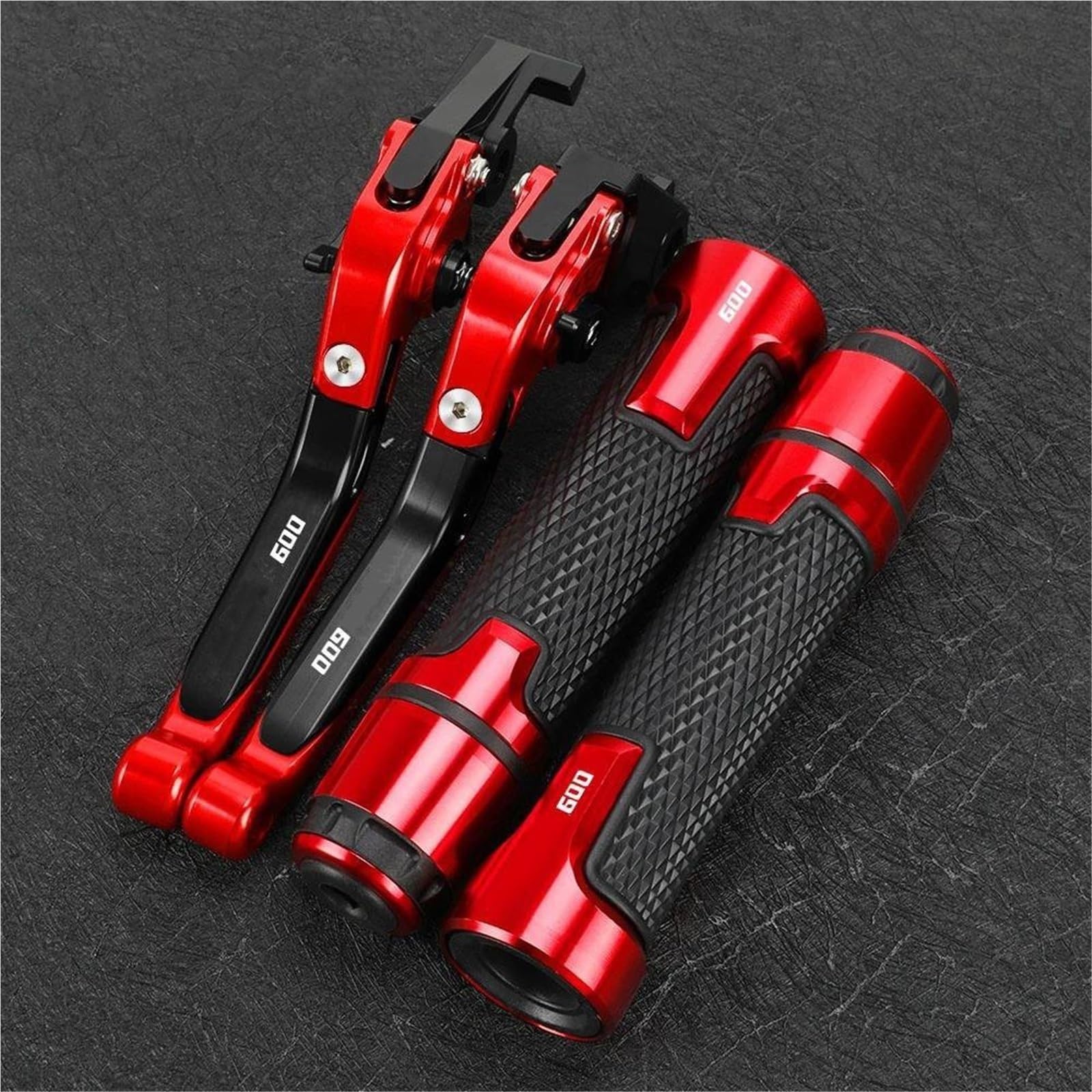 GQUIKGW Replace Motorcycle Adjustable Brake Clutch Lever Motorbike Handle for CBR600F2F3F4F4i 1991-2007 CBR600F2 CBR600F3 CBR600F4 CBR600F4i(Red 2)