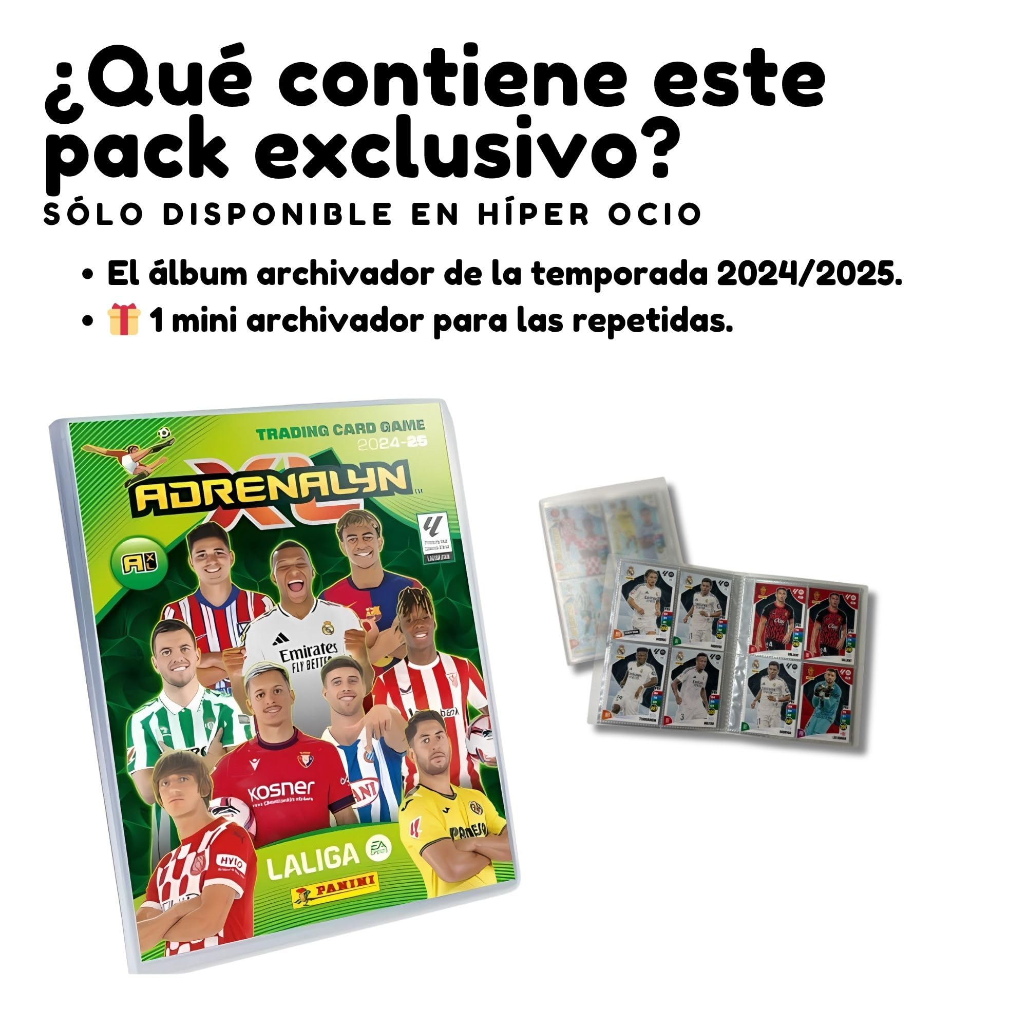 Panini Megapack Adrenalyn 2024-2025 Álbum Premium Liga Santander Edición Exclusiva