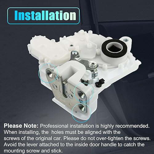 Miniatura 5 de X AUTOHAUX Potencia Actuador de cerradura de puerta Motor delantero derecho Lado del pasajero para Honda CR-V 2007-2011 72110-SWA-D01 937566