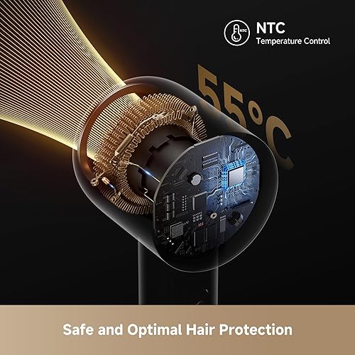 Miniatura 5 de Dreame Glory Mix Secador de pelo de alta velocidad, doble voltaje, 3 boquillas magnéticas, infusión de perfume, secado fragante personalizado,