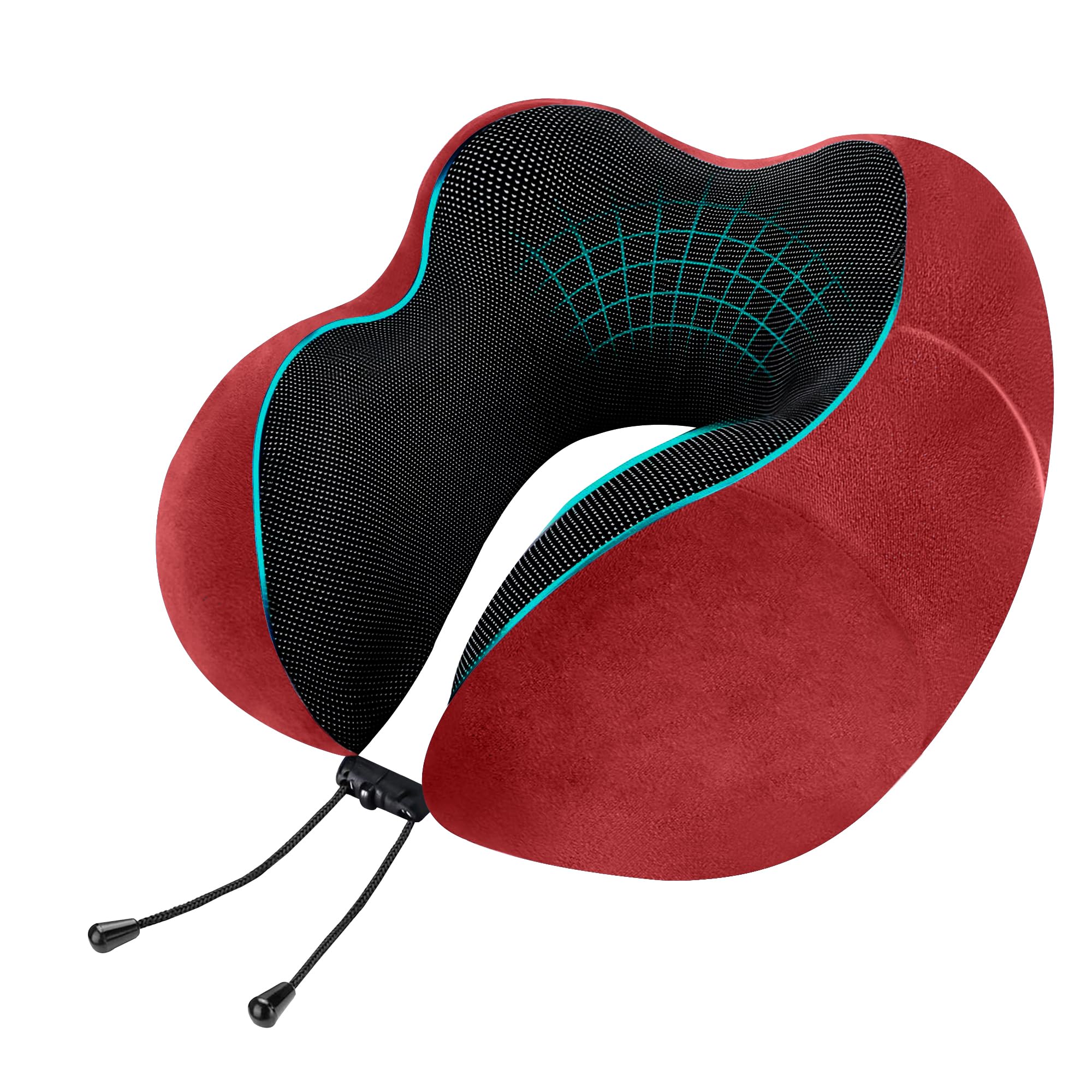 Travel Neck Pillow - Memory Foam Comfort -9