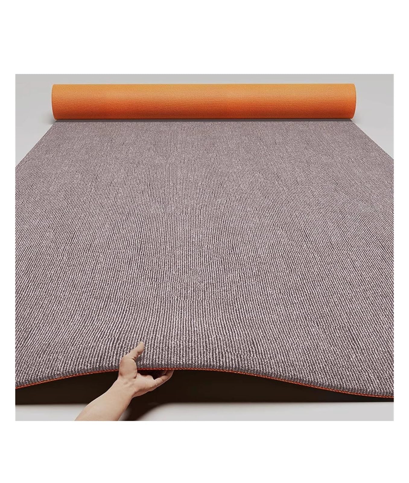 9mm Sound Absorbing Carpet Soundproof Carpet,Non-Slip Polyester Area Rug,Prevent-Vibration Noise Reducing Rug(Brown,90x85cm/35.4x33.5in)