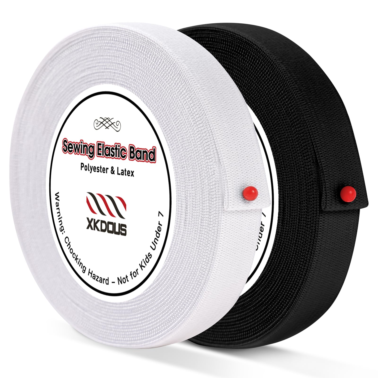 Sewing Elastic Bands - 16 Yards, 2 Rolls -11