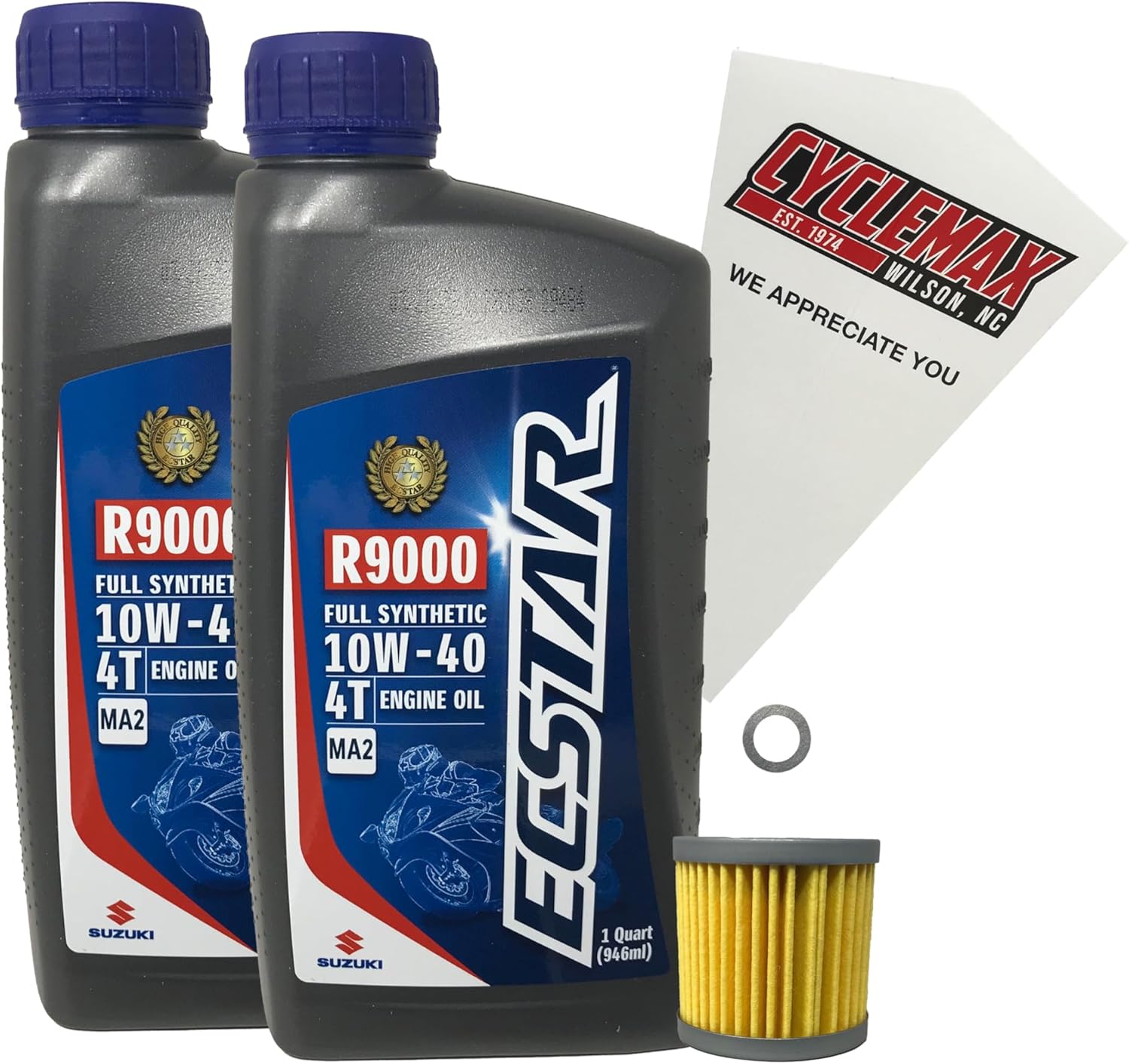 Cyclemax Full Synthetic Oil Change Kit fits 20002022