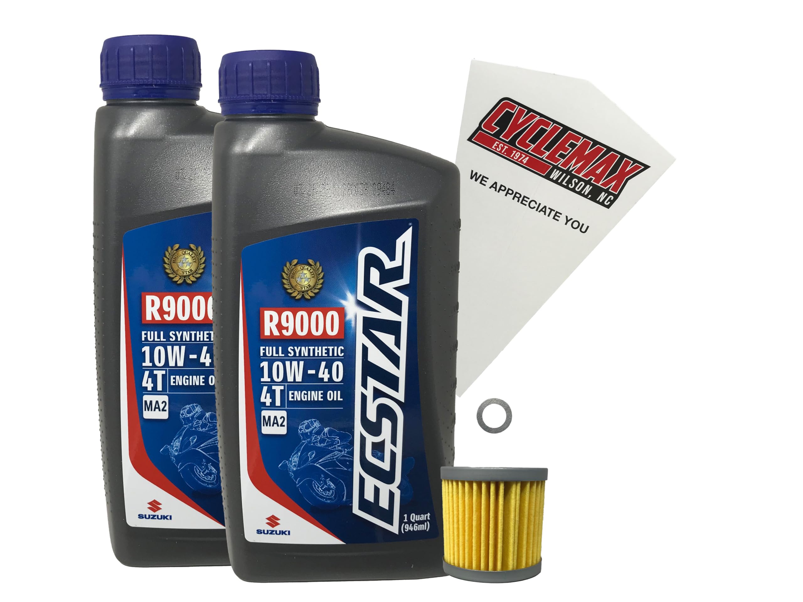 Full Synthetic Oil Change Kit fits 2000-2022 Suzuki DR-Z400