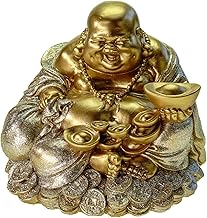 Kremers Schatzkiste Grande tirelire Bouddha porte-bonheur 18 cm - Décoration - Happy Buddha
