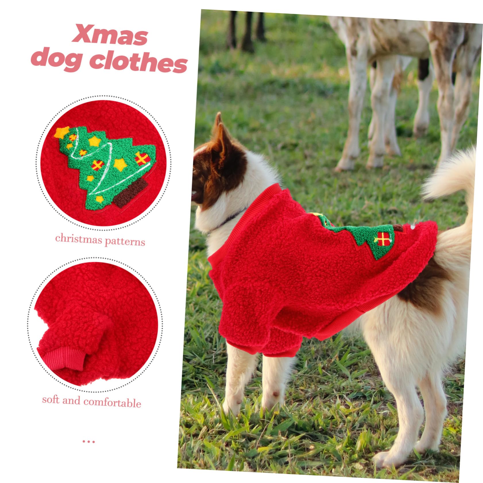 Costume Da Pan Di Zenzero Per Cane – Morbido, Natalizio, Con Spalline Regolabili, Taglie S E M
