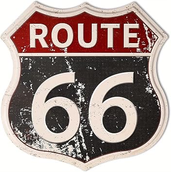 ملصقات Route 66 Design-A، كمبيوتر محمول، ديكور منزلي، سيارة، شاحنة، مضحك، Tumblr، خوذة دراجة نارية، ملصق مصد، صنع في الولايات المتحدة الأمريكية