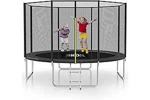12-Foot SKOK Trampoline with Safety Enclosure