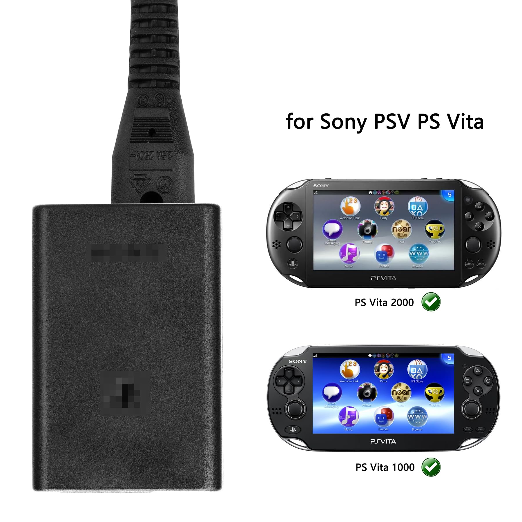Amazon.com: Power Charger Adapter Two Piece Set for Playstation PS 