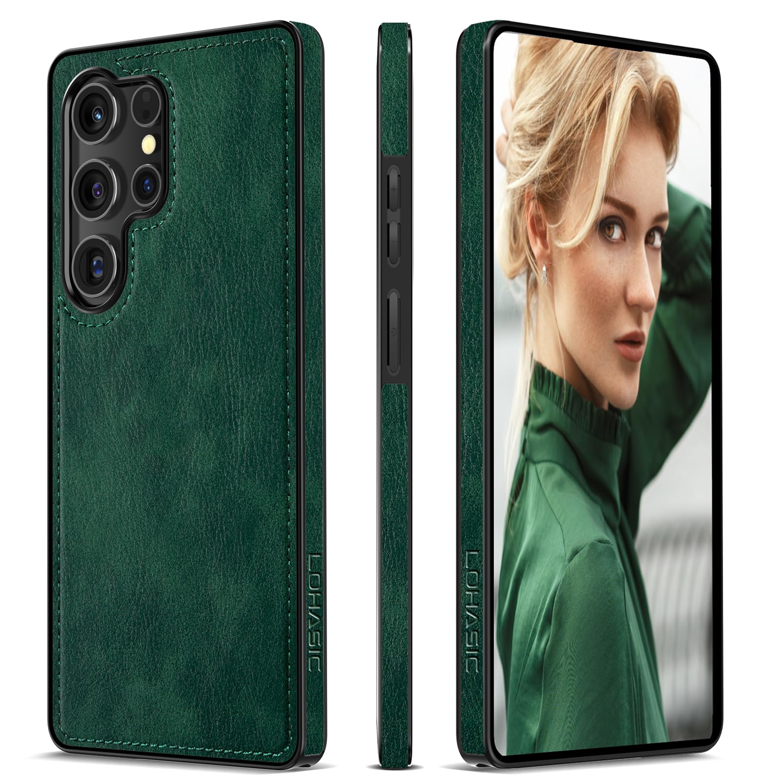 LOHASIC for Galaxy S25 Ultra Case (2025), PU Leather Slim Cover for Samsung S25 Ultra 5G 6.9
