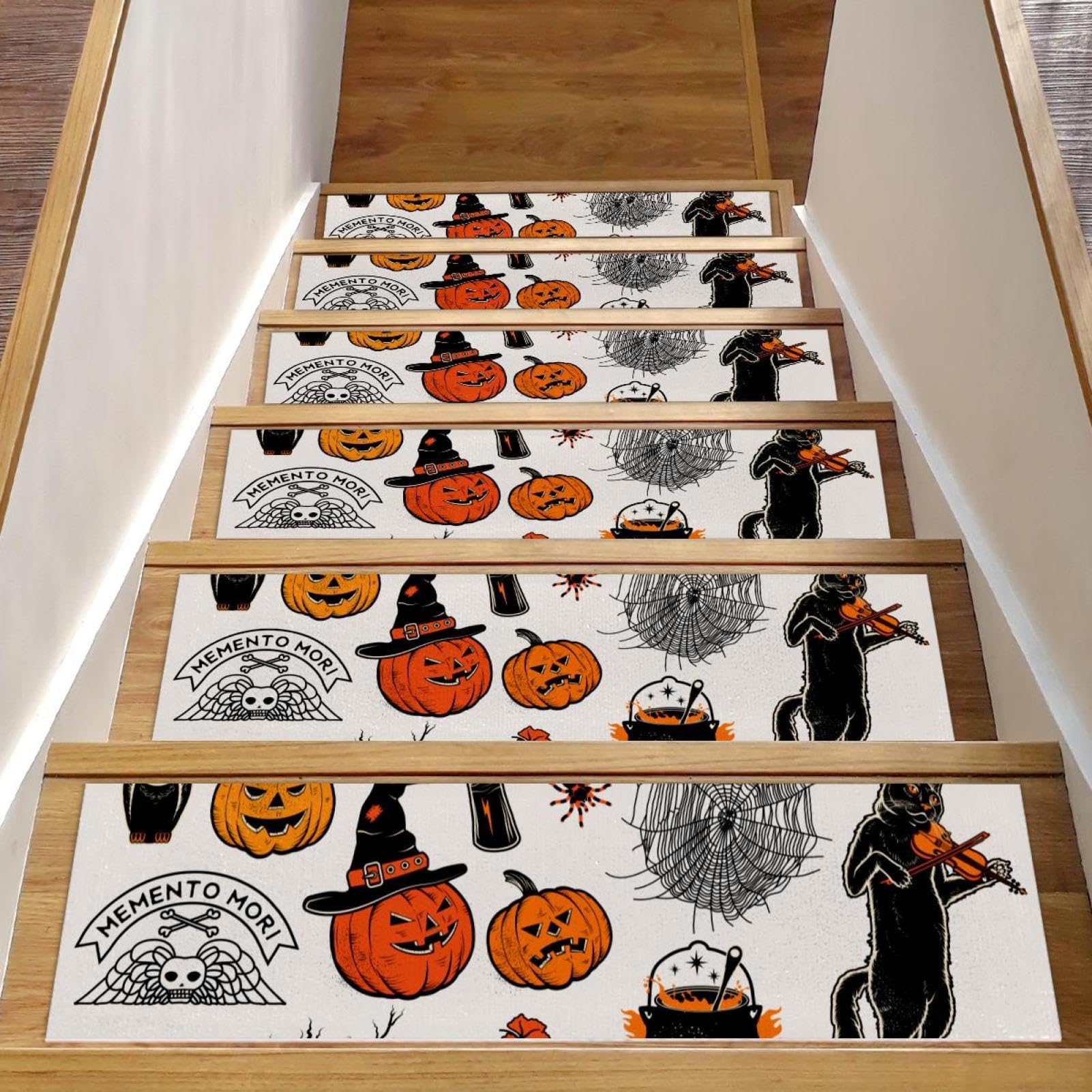 Tapis d'escalier antidérapants d'intérieur lot de 15 pour protéger enfants et seniors