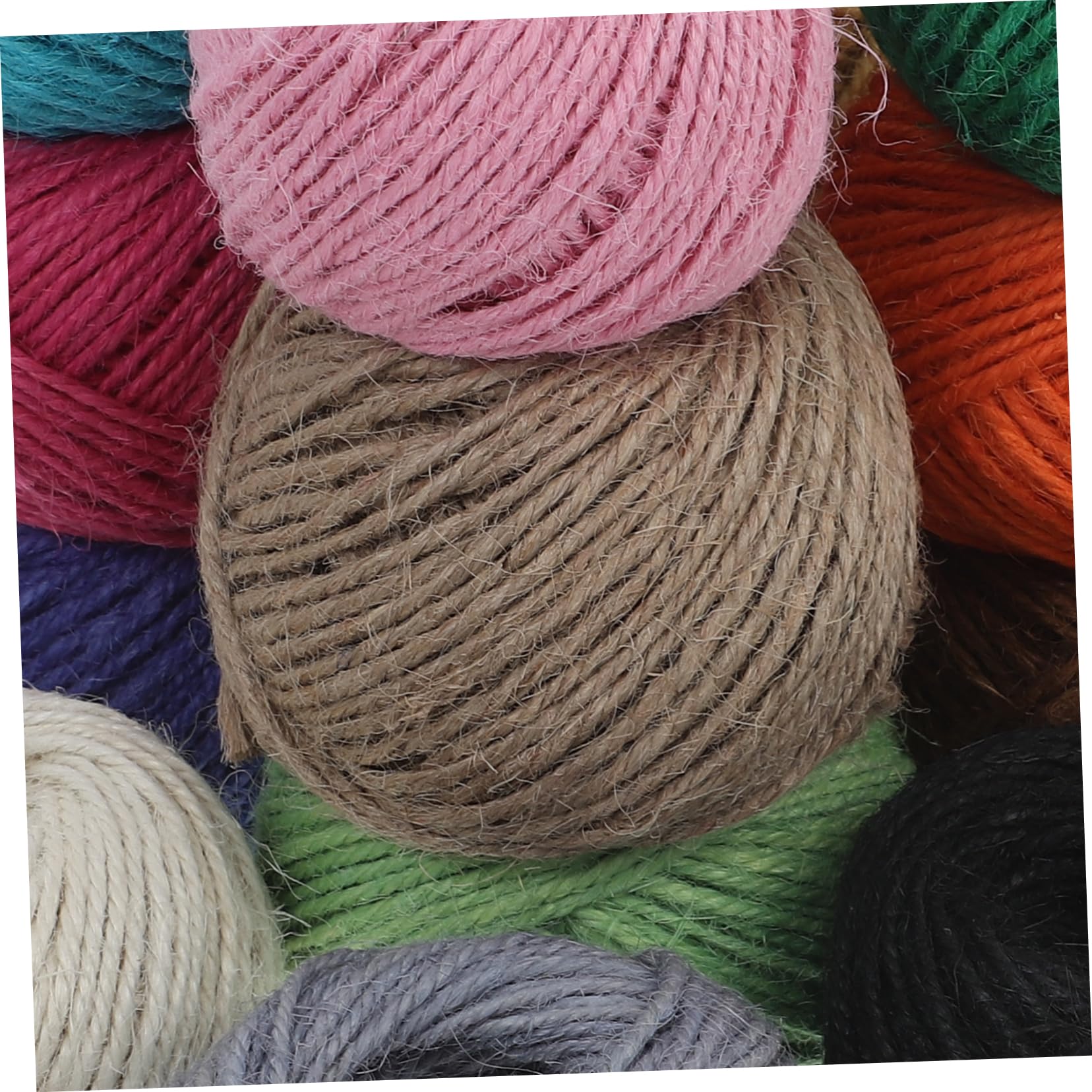 2mm Juteschnur und Bunte 25m für Makramee Bastelarbeiten