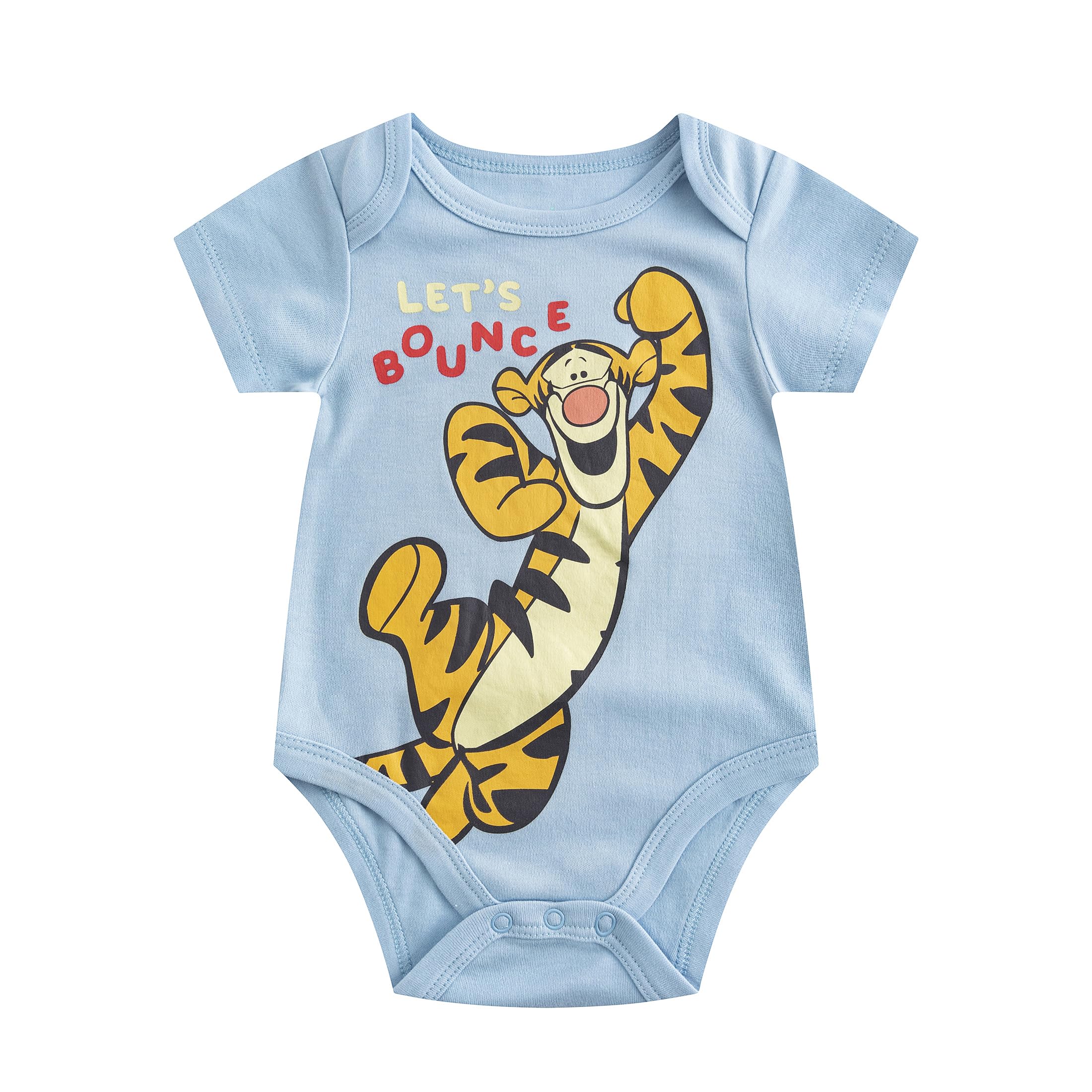 Disney Baby Boys 5 Pack Bodysuits For Newborn And Infants Body Bimbo 0-24 (Pacco da 5)