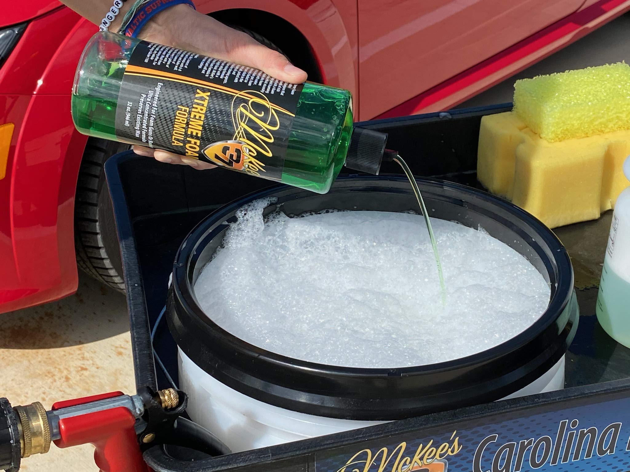 Amazon Com Mckee S 37 Mk37 805 Xtreme Foam Formula Auto Shampoo Snow Foam Car Soap 32 Oz Automotive